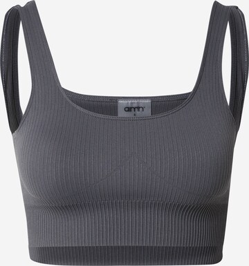 aim'n Bustier Sport bh in Grijs: voorkant