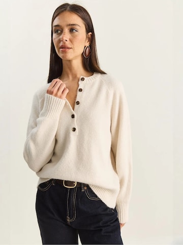 Bianco Lucci Pullover in Weiß
