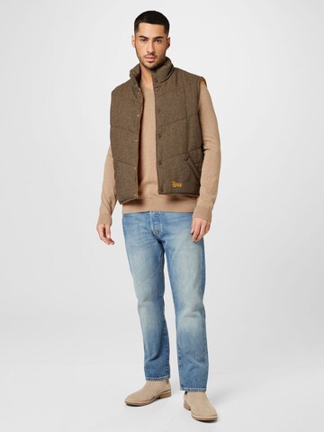 TOM TAILOR Regular fit Sweater in Brown