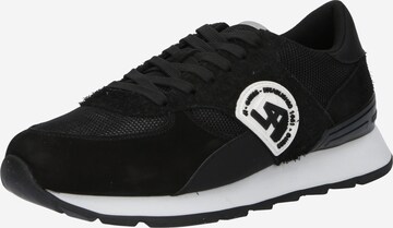 Sneaker bassa 'FANO' di GUESS in nero: frontale