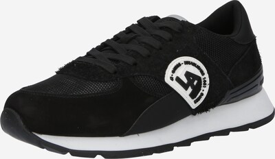 GUESS Sneakers laag 'FANO' in de kleur Zwart / Wit, Productweergave