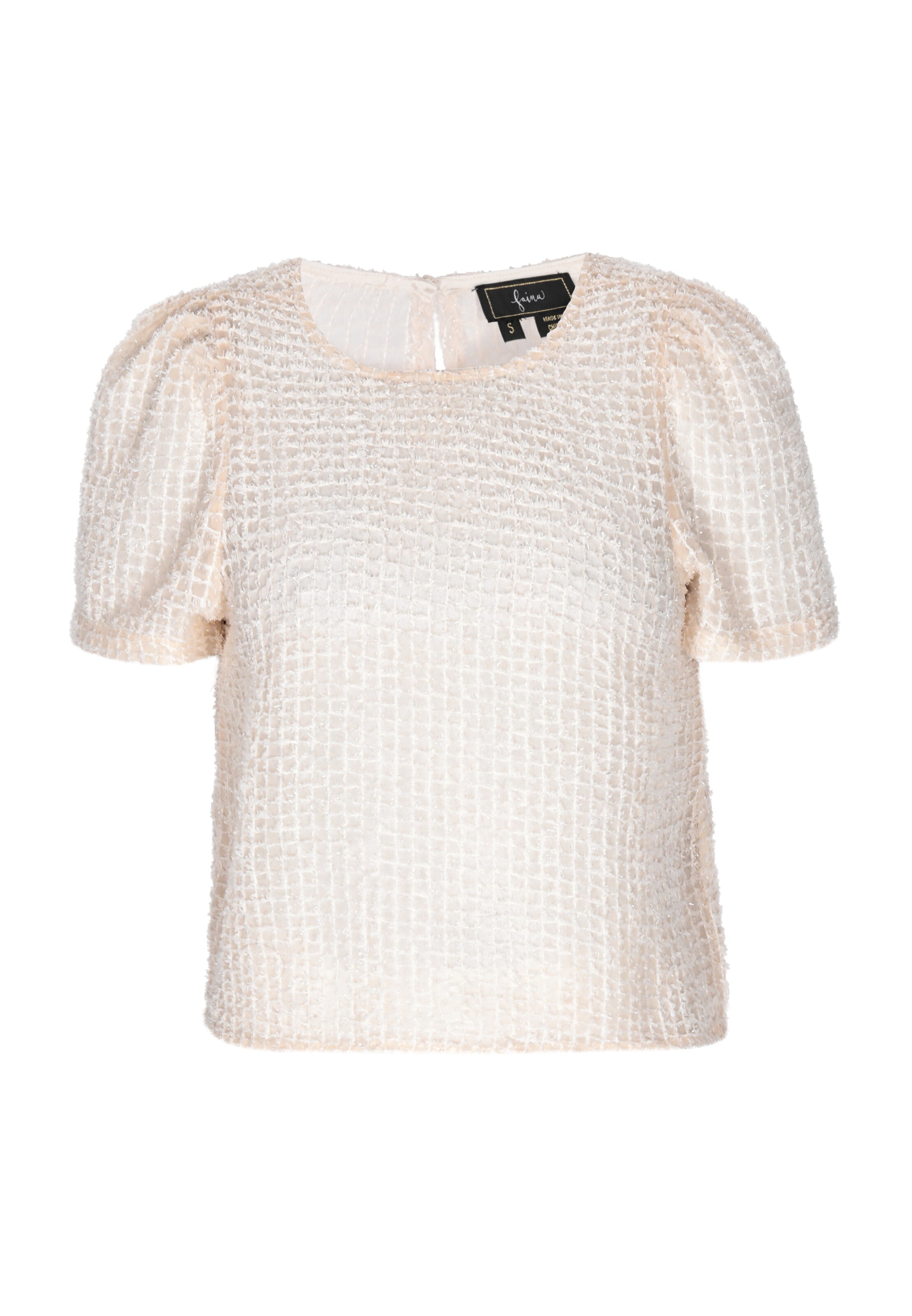 faina Bluse 'Fashion Look' in Weiß: Vorderseite