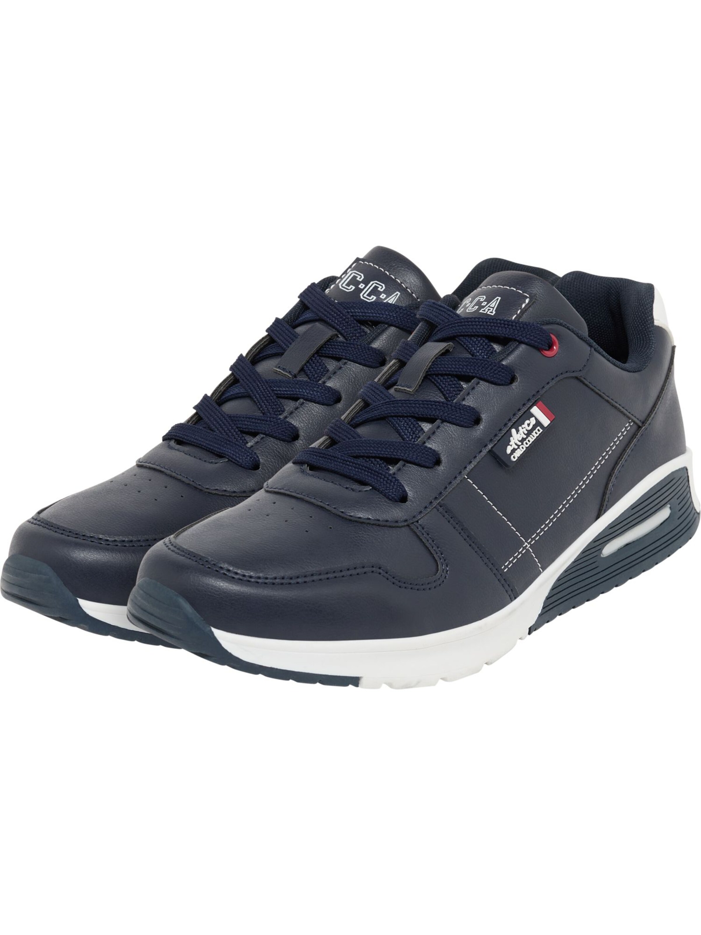 Baskets basses 'Ferraro' Carlo Colucci en bleu