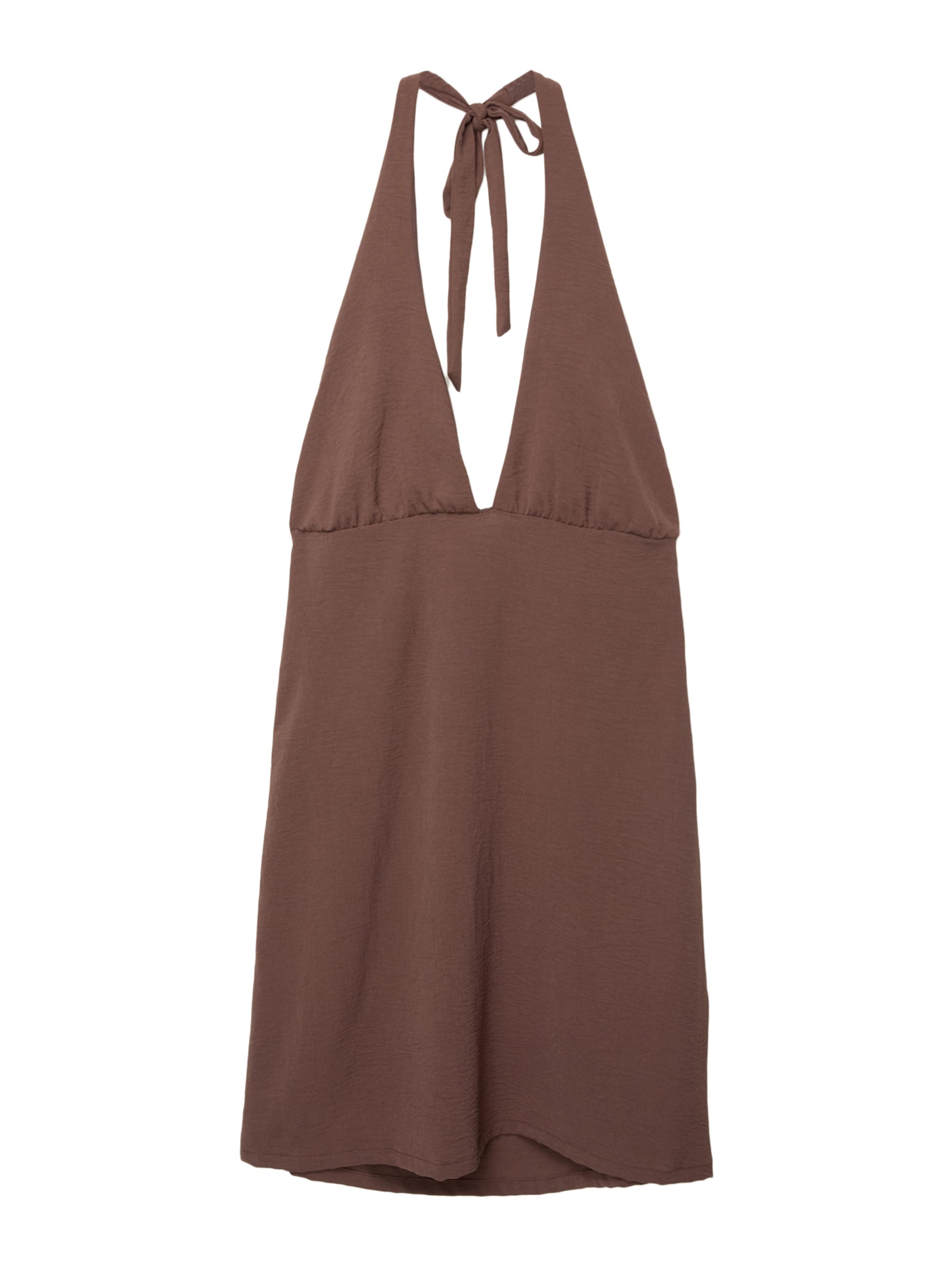 Pull&Bear Šaty - Hnedá: predná strana