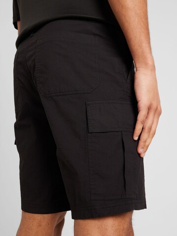 SELECTED HOMME - Regular Calças cargo 'EVAN' em preto