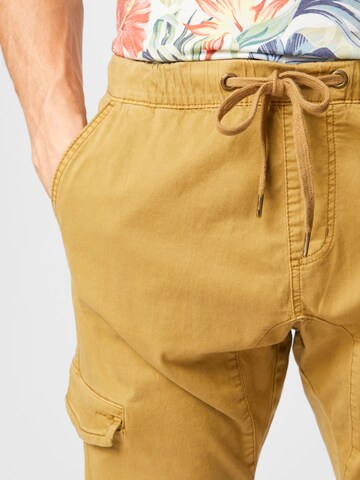 INDICODE JEANS Tapered Hose 'Levi' in Beige