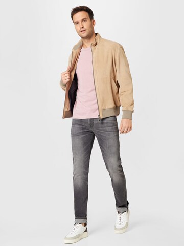 Nudie Jeans Co Shirt 'Rudi' in Roze