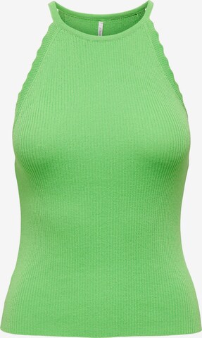 ONLY Knitted Top 'Gemma' in Green: front
