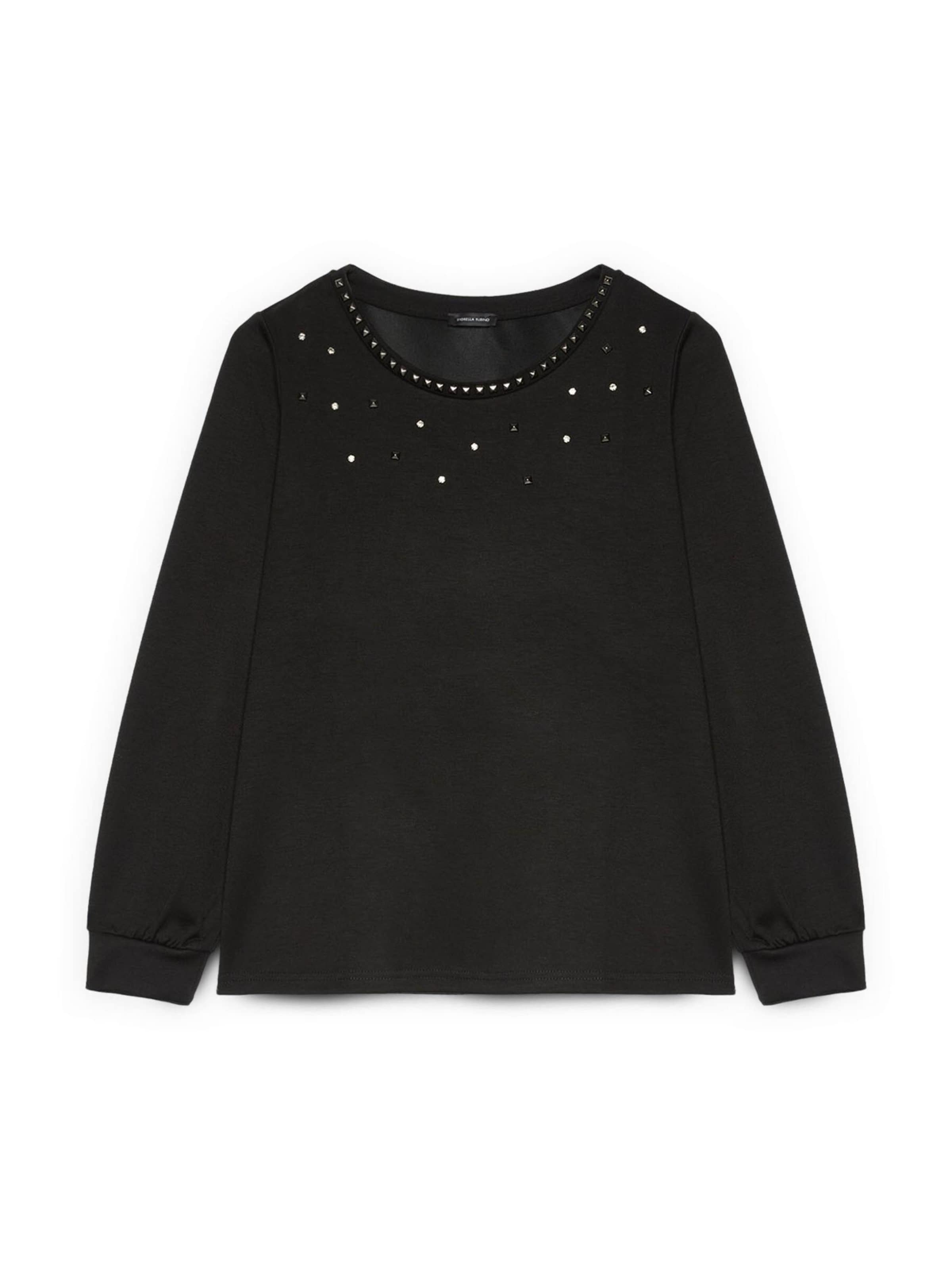 Pull-over Fiorella Rubino en noir : devant