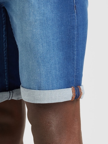 BLEND Slimfit Shorts in Blau