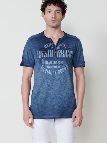KOROSHI T-Shirt in Blau: Vorderseite