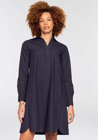 BOYSEN'S Shirt Dress in Blue: front