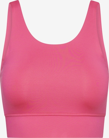 Hey Honey Sport bh 'Bustier' in Roze: voorkant