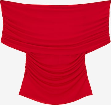 Pull&BearMajica - crvena boja: prednji dio