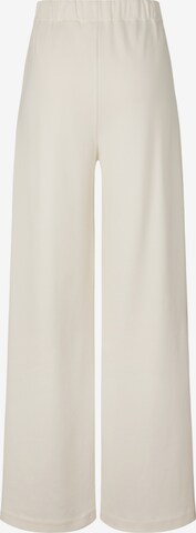 BOGNER Wide Leg Bundfaltenhose 'Gella ' in Weiß