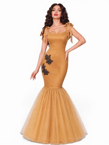 Elena Athanasiadou Cocktailkleid 'Muse'‌‌‌‌‌‌‌‌‌ in Gelb: Vorderseite