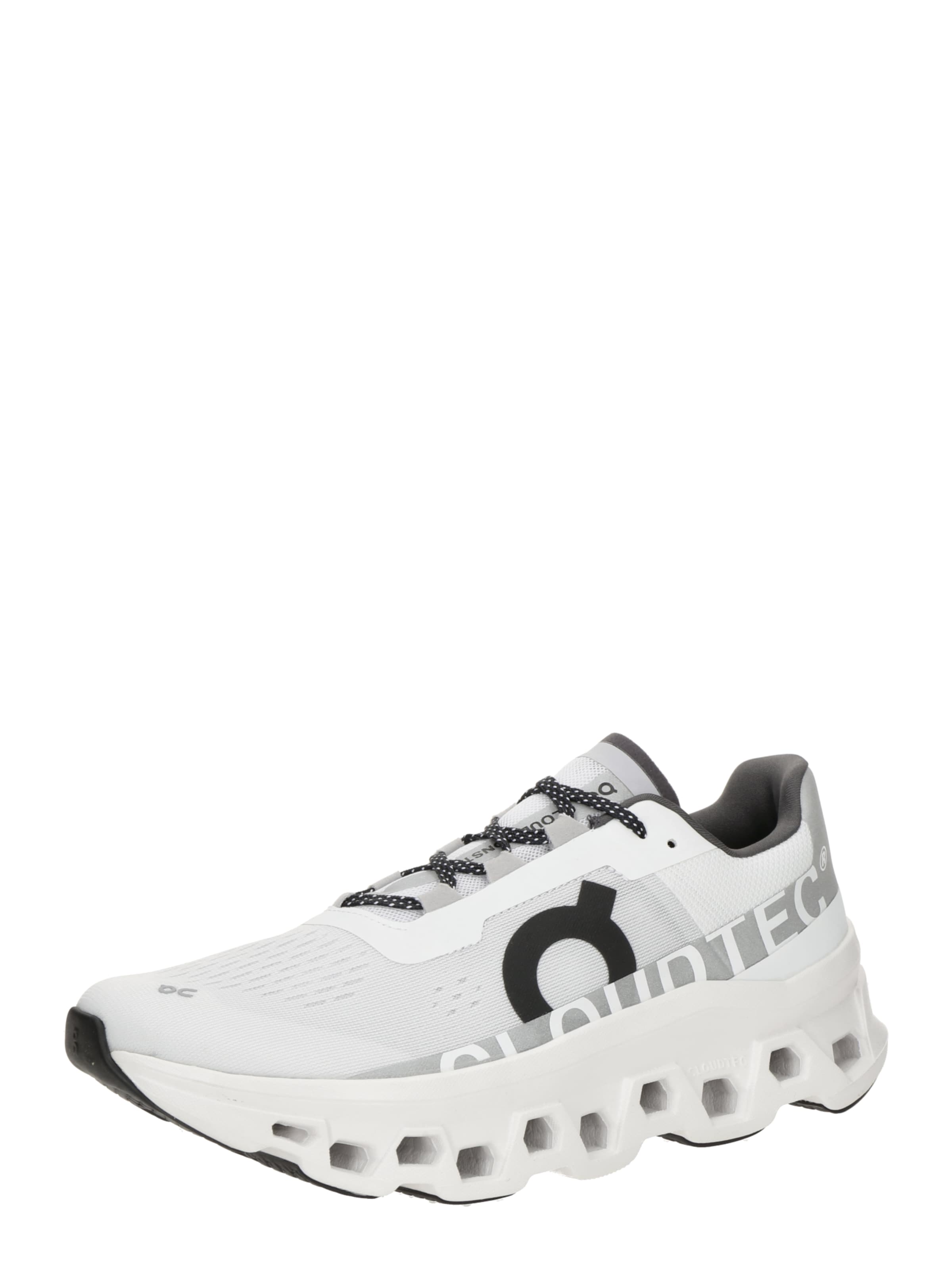 On Running Shoes &#x27;Cloudmonster&#x27; in White: front