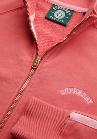 Superdry Trainingsjack in Roze