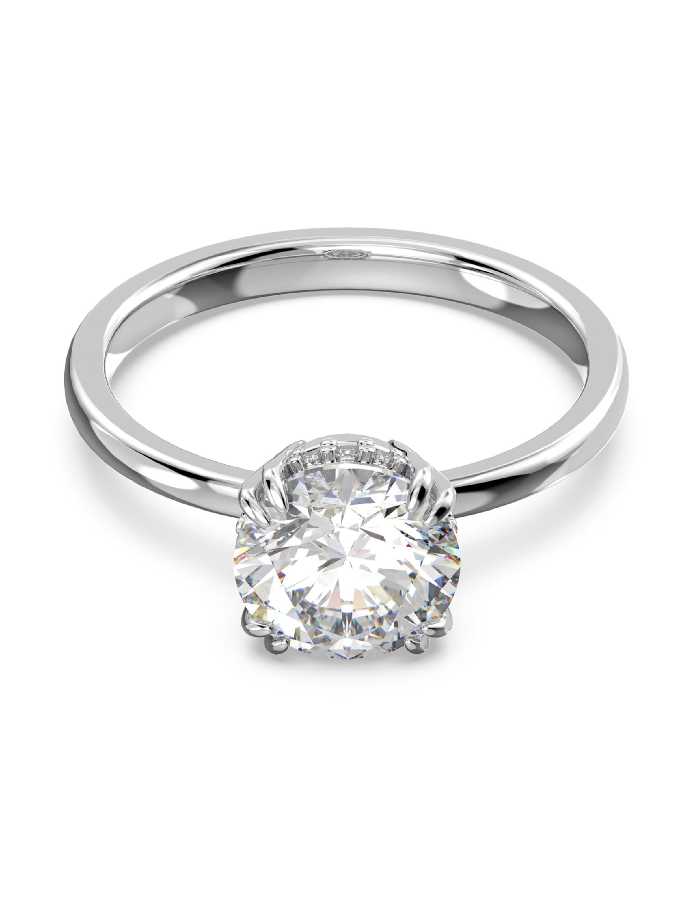 Swarovski Pierścionek 'Stilla' w kolorze biały: przód