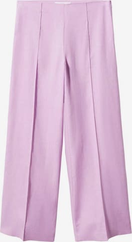 MANGO Wide Leg Hose 'Watson' in Lila: predná strana