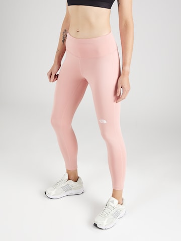 THE NORTH FACE Skinny Sportbroek 'FLEX' in Roze: voorkant