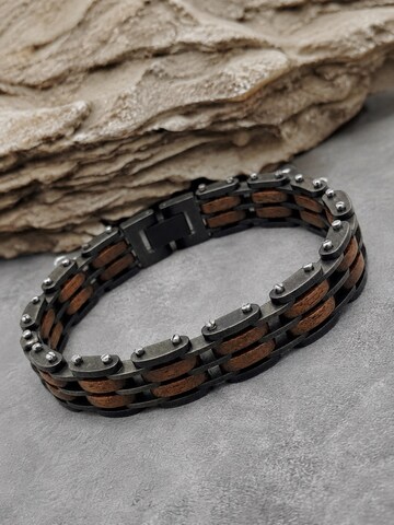 Holzwerk - Pulsera 'FELDSEE' en gris