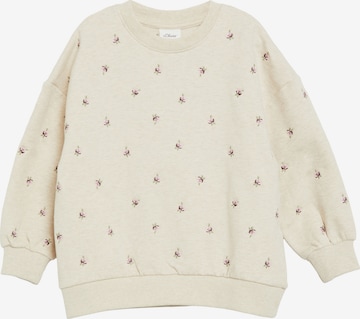 s.Oliver Sweatshirt in Beige: voorkant