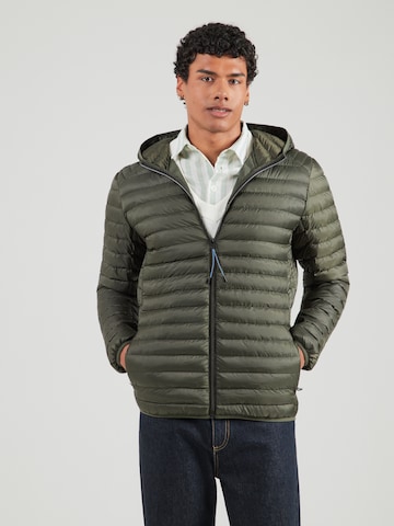 Veste mi-saison LERROS en vert : devant