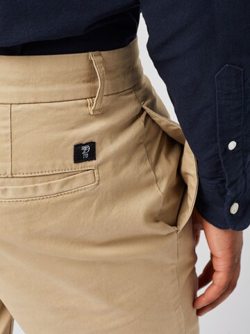 TOM TAILOR DENIM Slimfit Chino kalhoty – béžová
