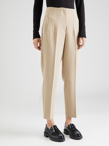 Effilé Pantalon à plis 'RAVEN LIFE' ONLY en beige : devant