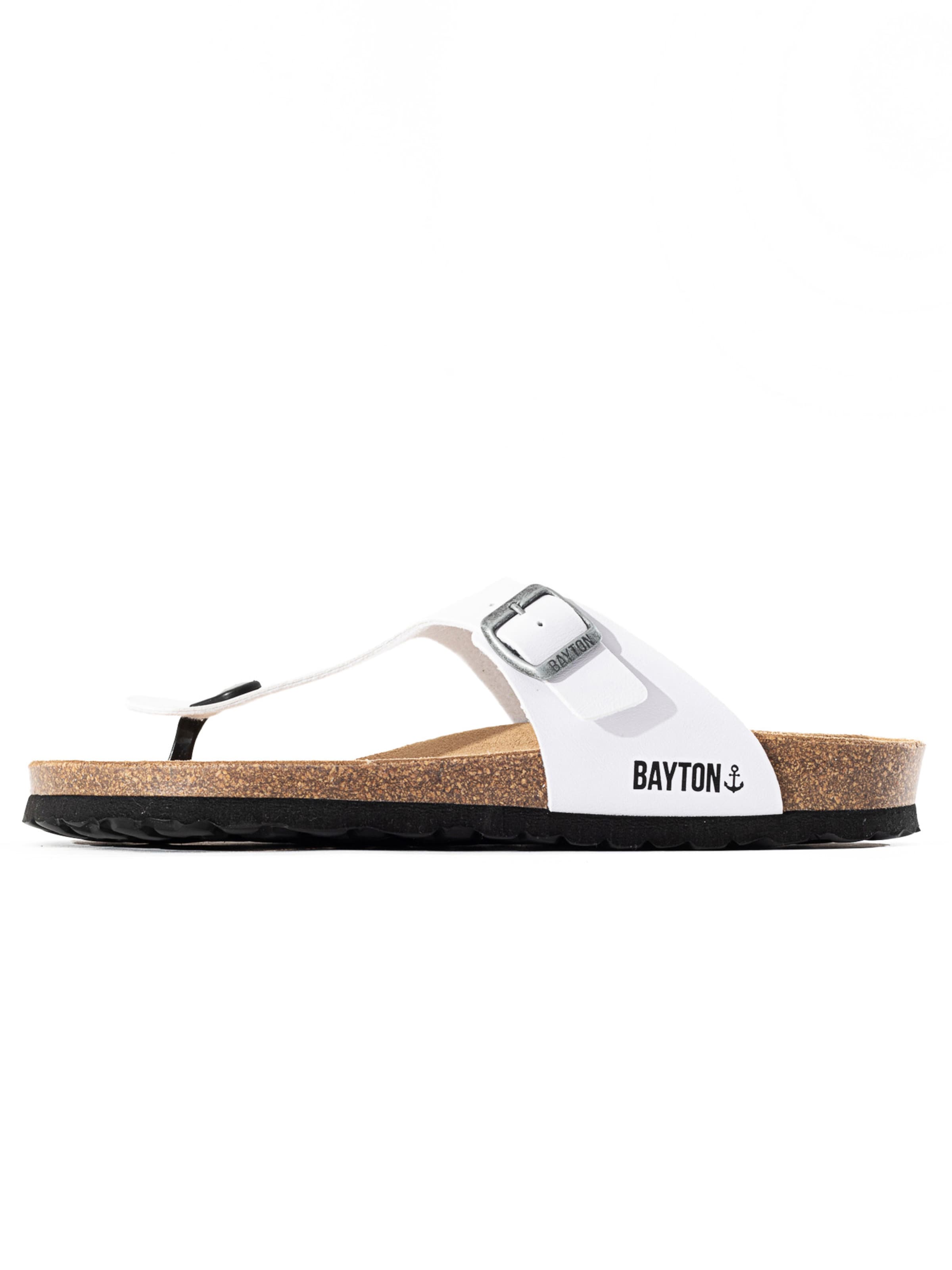 balta Bayton Šlepetės per pirštą 'Mercure': priekis