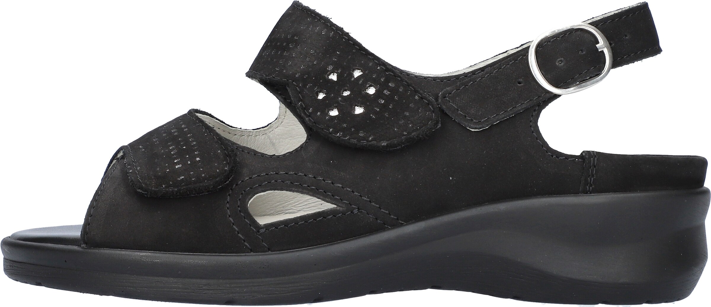 WALDLÄUFER Sandale in Schwarz