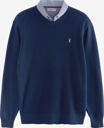 Next Свитер в Синий: спереди