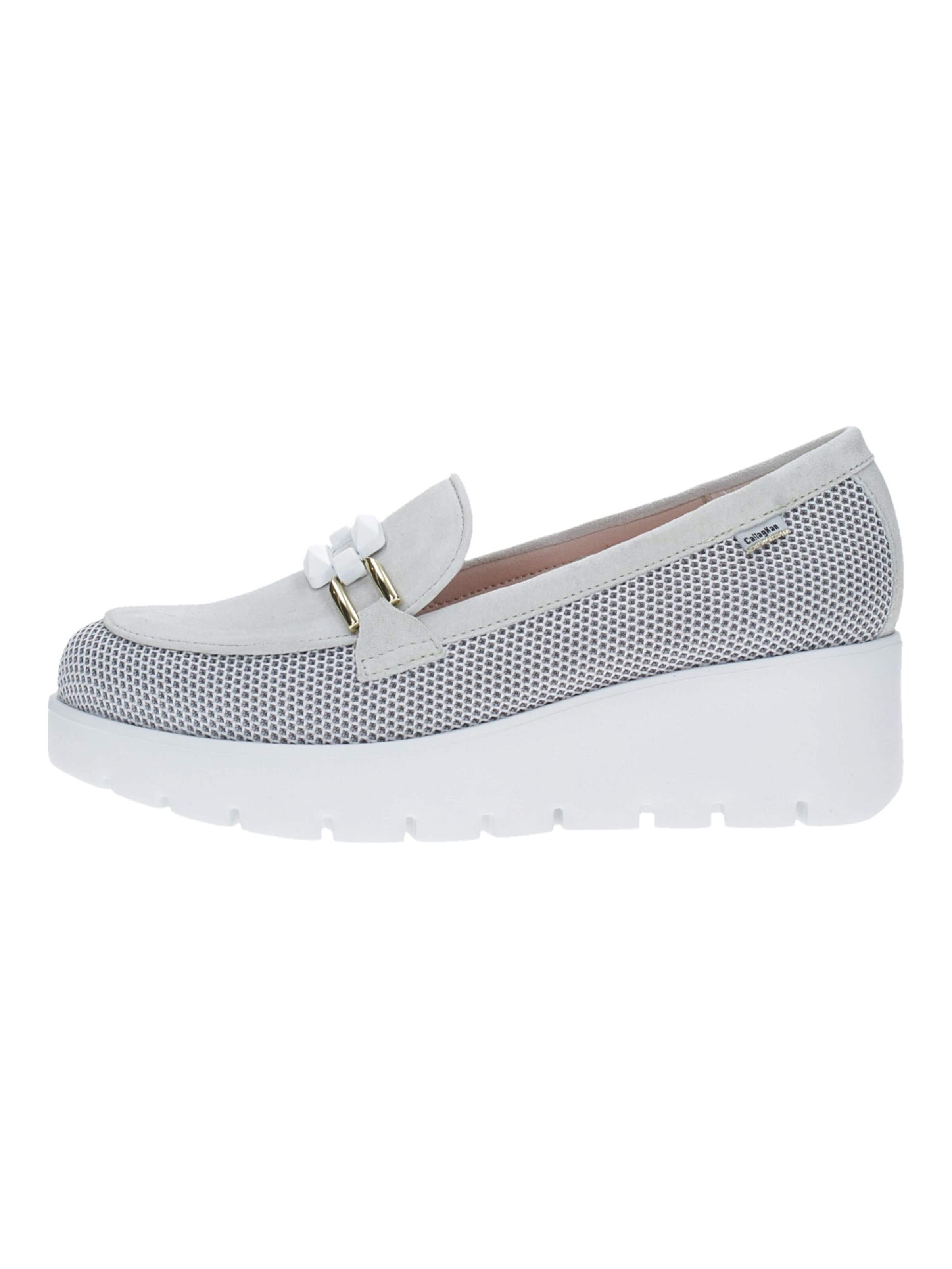 Slipper 'Callaghan Mocassino 32120' di Callaghan in bianco: frontale