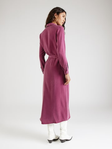 Brava Fabrics Shirt Dress in Purple