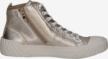 CAPRICE High-Top Sneakers in Gold