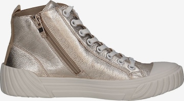 CAPRICE High-Top Sneakers in Gold