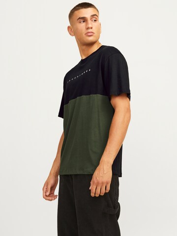 T-Shirt 'JJSTAR' JACK & JONES en noir : devant