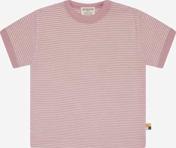loud + proud Shirt 'T-Shirt Streifen' in Pink: front