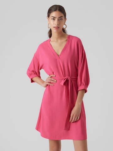 VERO MODA Платье 'UNYE' в Ярко-розовый: спереди