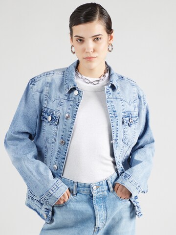 True Religion Between-Season Jacket in Blue: front