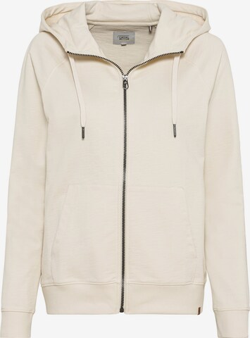 CAMEL ACTIVE Zip-Up Hoodie in Beige: front