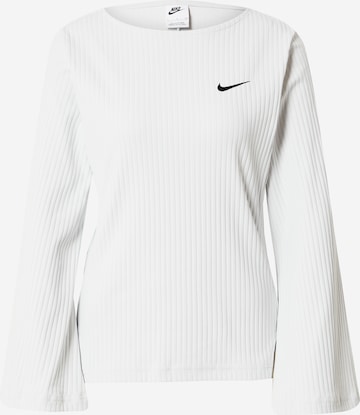 pelēks Nike Sportswear T-Krekls: no priekšpuses