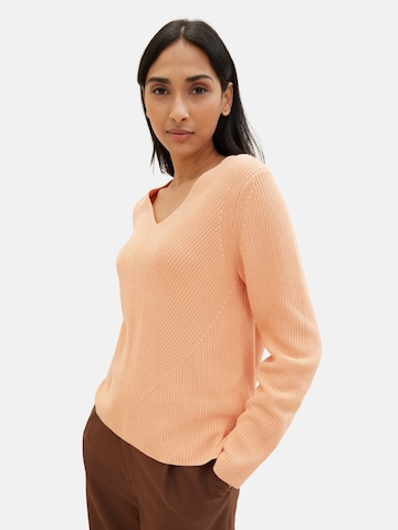 TOM TAILOR Pullover in Orange