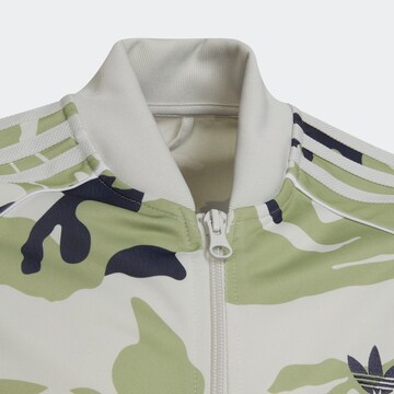 ADIDAS ORIGINALS Zip-Up Hoodie ' Camo SST Track Top ' in Grey