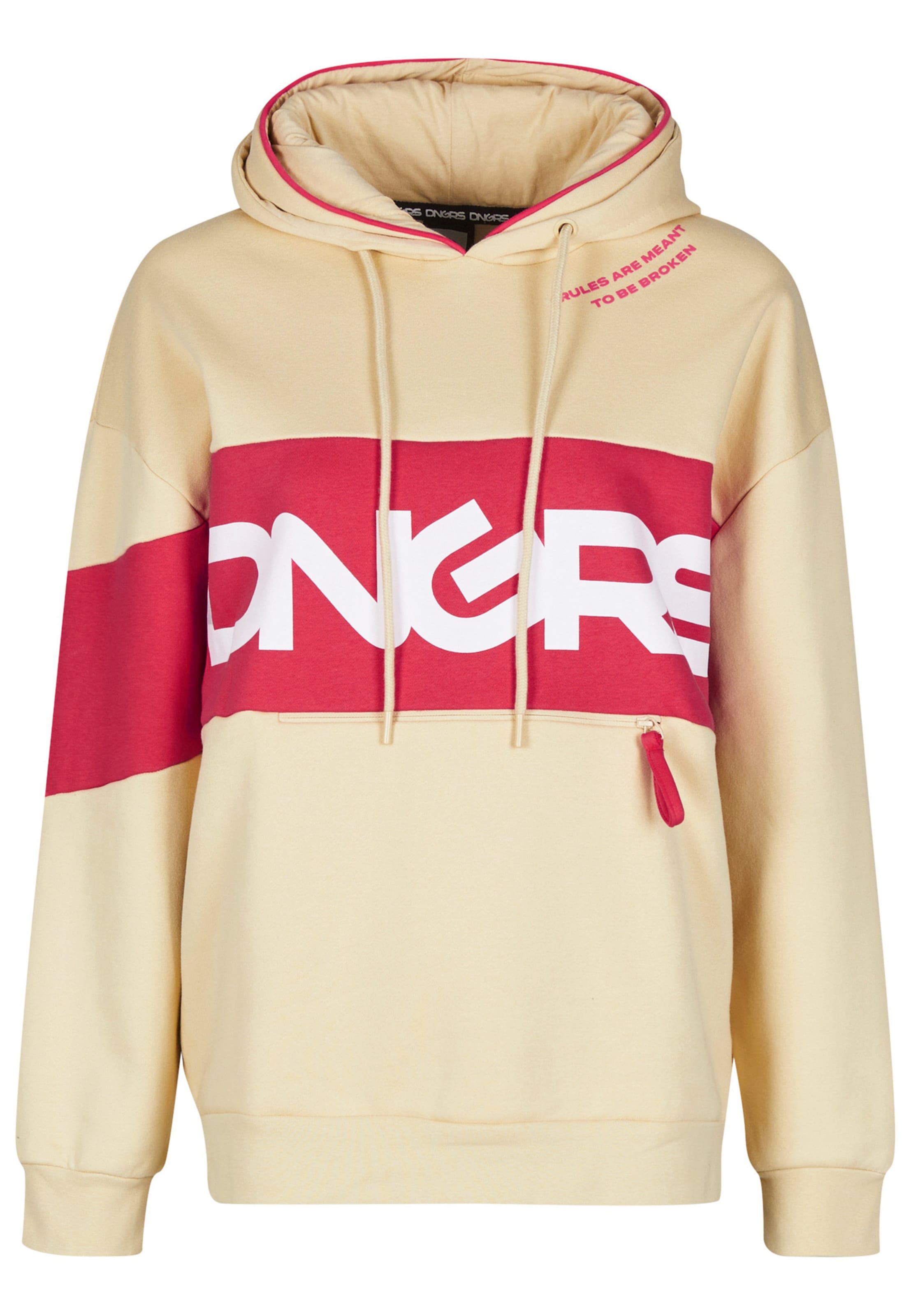 Felpa di Dangerous DNGRS in beige: frontale