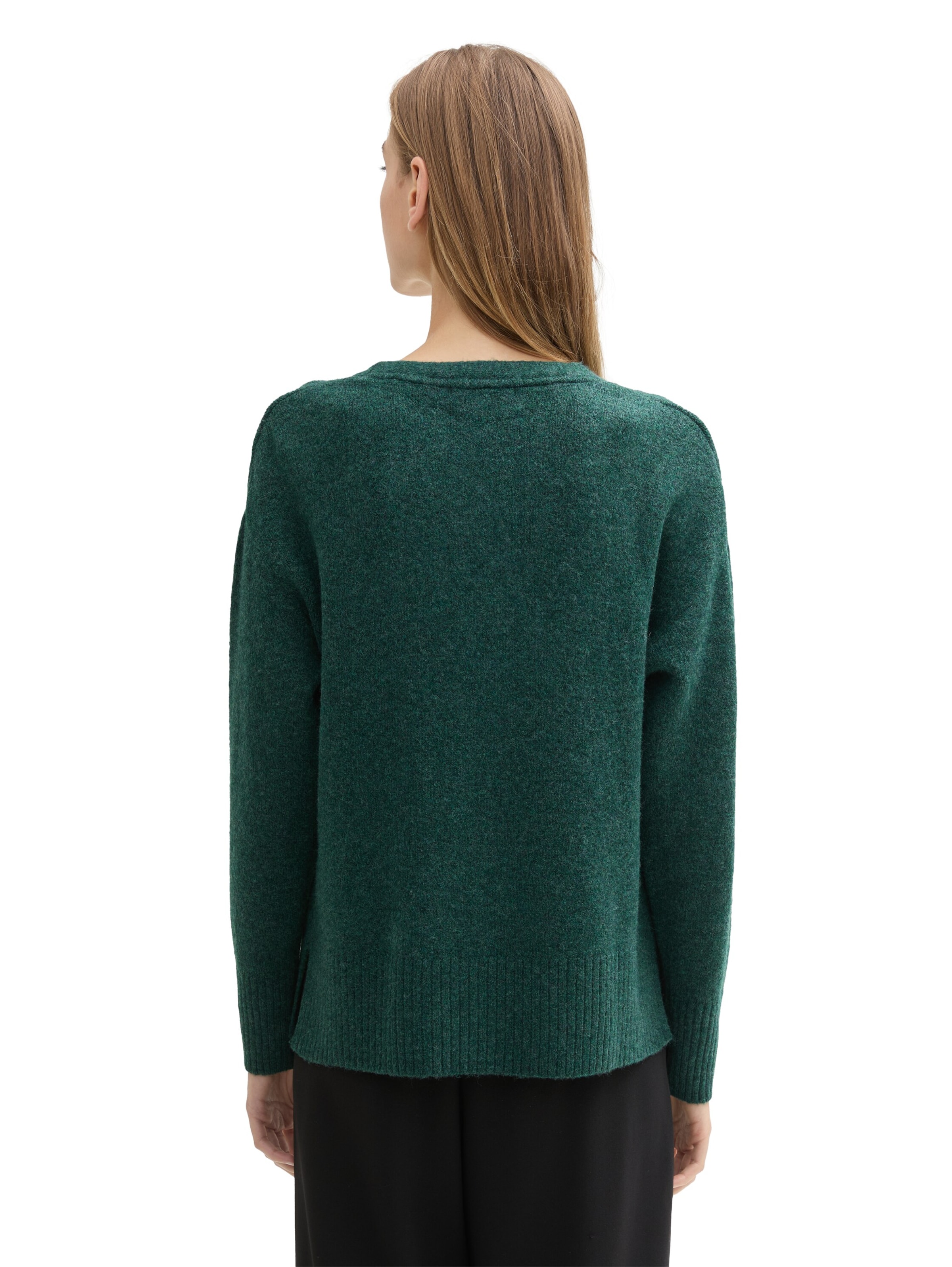 TOM TAILOR DENIM Sweater in Green