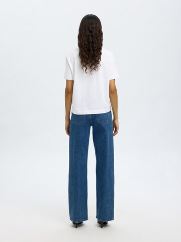 Wide Leg Jean 'SLFBEA-KORI' SELECTED en bleu
