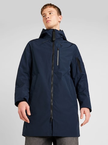 Manteau mi-saison TOM TAILOR en bleu : devant