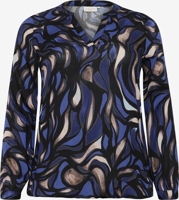 Chemisier 'KC Diana' KAFFE CURVE en bleu : devant